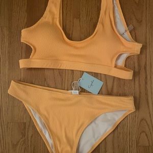 CupShe Feather Yarn Bikini